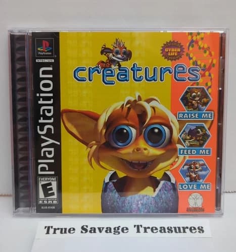 Creatures (Sony PlayStation 1, 2001) CIB, Black Label, PS1, PS