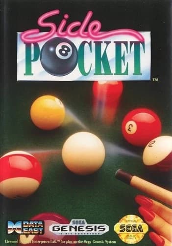 Side Pocket - Sega Genesis Game Complete