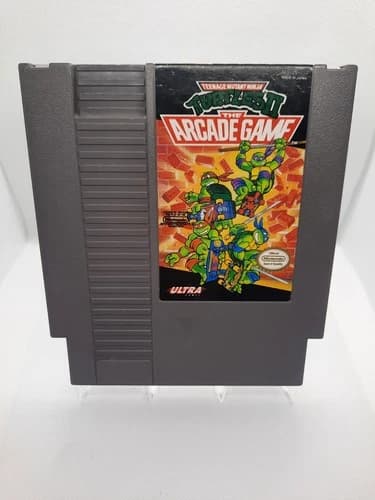 TMNT Teenage Mutant Ninja Turtles 2 The Arcade Game Nintendo NES Tested & Works