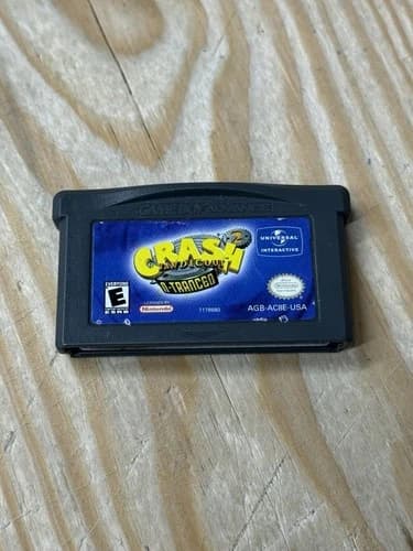 Crash Bandicoot 2 N-Tranced Game Boy Advance (GBA) • AGB-002 • Cartridge Only