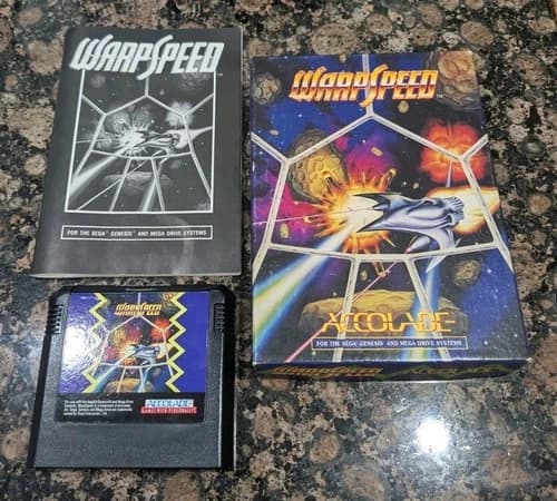 WarpSpeed Sega Genesis Tested Working CIB