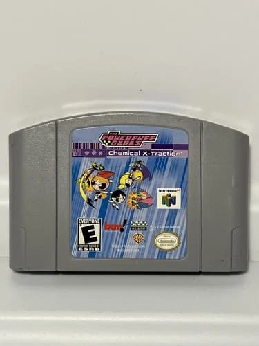 The Powerpuff Girls Chemical X-Traction (Nintendo 64) Authentic TESTED Mint N64