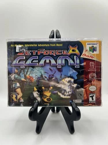 Jet Force Gemini (Nintendo 64, 1999) N64 CIB Complete in Box w/Plastic Protector