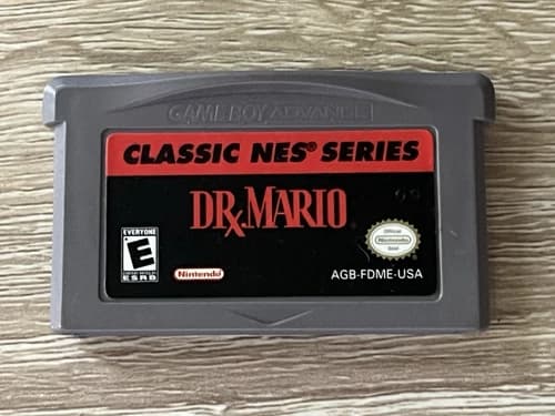 Dr. Mario Classic NES Series - Nintendo Game Boy Advance Gba Authentic Working