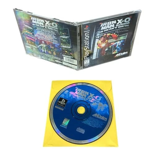 Sony PlayStation 1 PS1 CIB COMPLETE TESTED Iron Man X-O Manowar in Heavy Metal