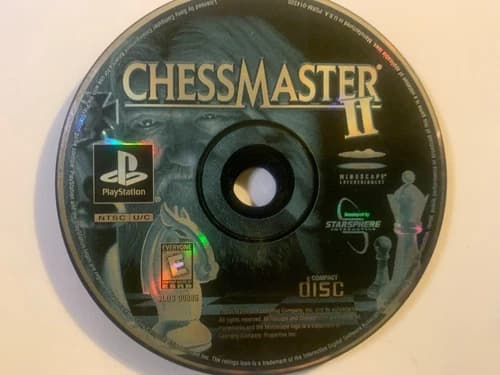 Chessmaster II (Sony PlayStation 1/PS1, 1999) NO TRACKING!