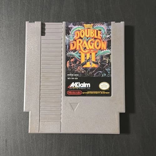 Double Dragon III: The Sacred Stones (NES) Authentic & Tested Cart Only