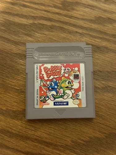 Bubble Bobble Nintendo Game Boy GameBoy Original Authentic Vintage Tested!