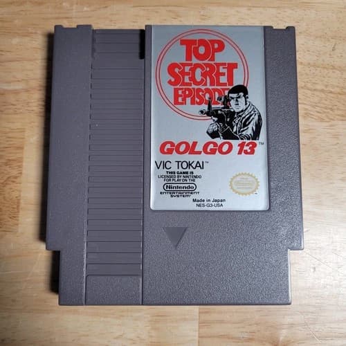 Golgo 13: Top Secret Episode Nintendo Entertainment System, 1988 NES - Tested