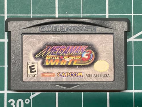 Mega Man 3 Battle Network White Game Boy Advance GBA Authentic TESTED
