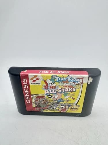 Tiny Toon Adventures Acme All-Stars Sega Genesis 1994 Game Cart Only Tested