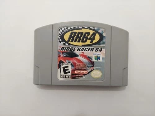 Ridge Racer 64 RR64 (Nintendo 64, N64) Authentic & Tested Cartridge