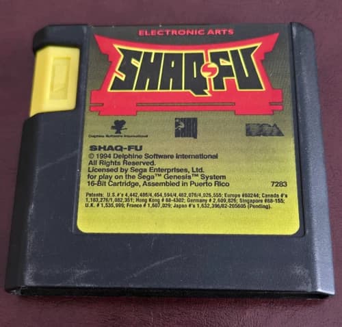 Shaq-Fu - Sega Genesis - Tested & Working Video Game Cartridge