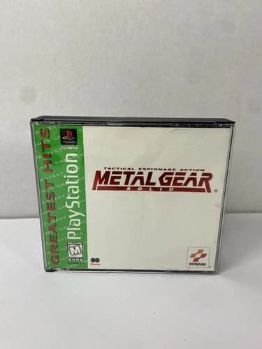 Metal Gear Solid [Greatest Hits] (Sony PlayStation 1 PS1, 1999)