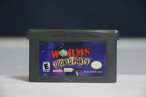Worms World Party (Nintendo Game Boy Advance, 2002) Game Cartridge Only