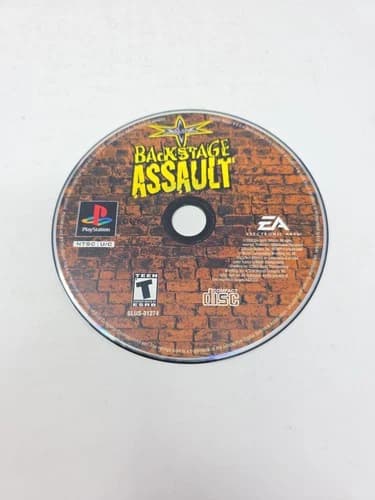 WCW Backstage Assault PlayStation 1 PS1 Disc Only Loose Disc Tested