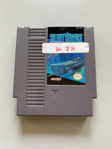 IA Silent Service NES Nintendo Entertainment System CART Good Shape