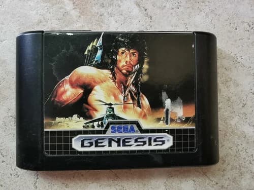 Rambo III (Sega Genesis, 1989) Cartridge Only - Working