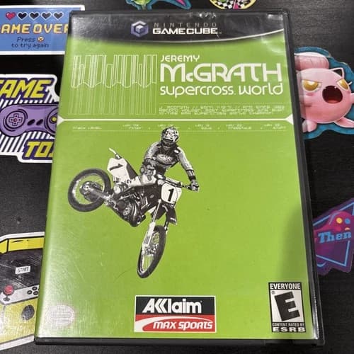 Jeremy McGrath Supercross World (Nintendo GameCube, 2002) Tested, CIB