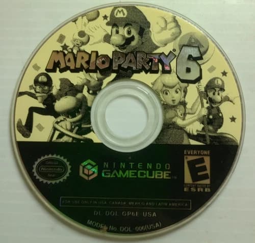 Mario Party 6 (Nintendo GameCube, 2004) | Disc Only | Some Wear