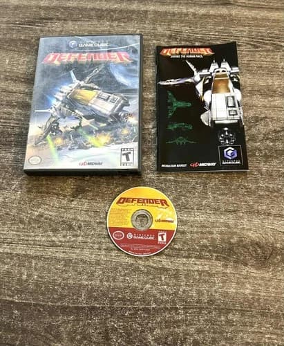 Defender (Nintendo GameCube, 2002) COMPLETE! Tested & Working!