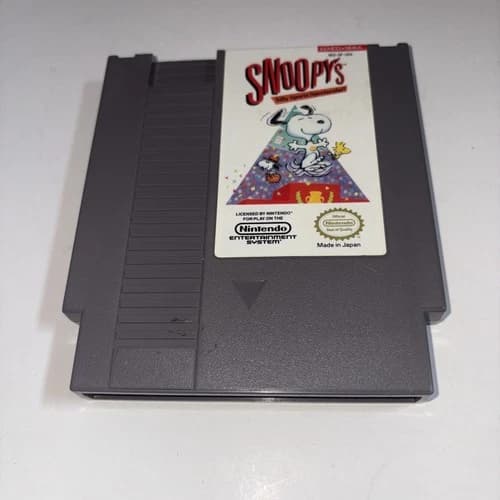 Snoopy's Silly Sports Spectacular! Nintendo NES Game Cartridge Authentic Tested