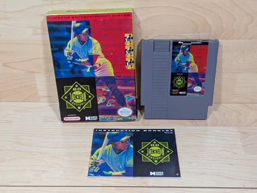 NICE Bo Jackson Baseball (Nintendo Entertainment System, 1991) CIB Complete