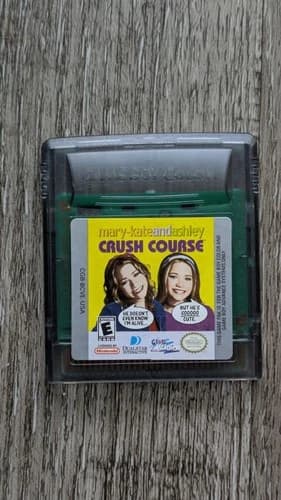 Crush Course Game Boy Color Mary-Kate and Ashley, 2001 Nintendo Gameboy Tested