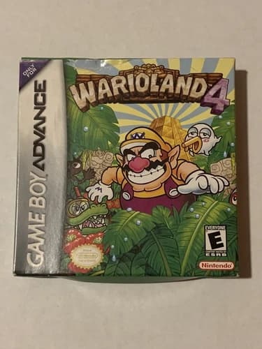 Wario Land 4 (Nintendo Game Boy Advance GBA, 2001) Complete CIB