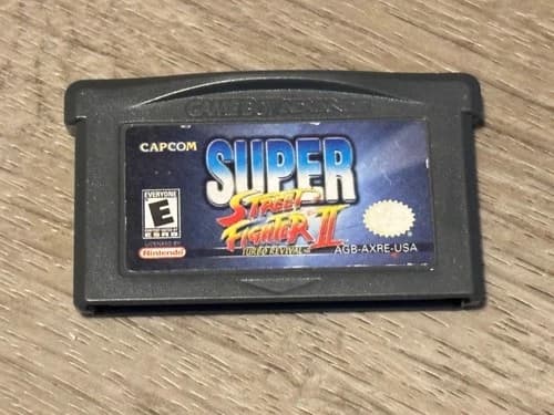 Super Street Fighter II Turbo Revival Nintendo Game Boy Advance GBA Authentic