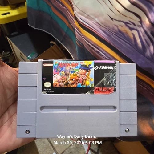 Legend of the Mystical Ninja SNES Authentic Tested Konami