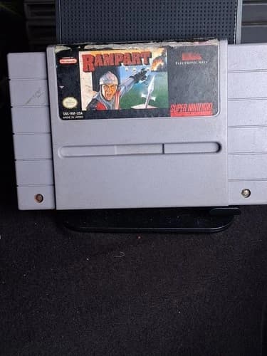 Electronic Arts Rampart Super Nintendo SNES NTSC-U/C US/Canada Game Cartridge