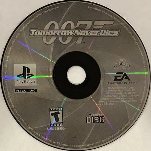 007: Tomorrow Never Dies - GH (PlayStation, PS1) DISC ONLY | NO TRACKING | M592