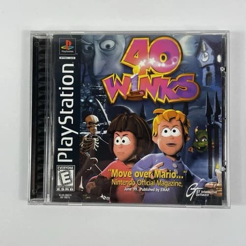 40 Winks (Sony PlayStation 1, 1999) Complete