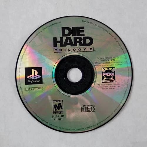 Die Hard Trilogy 2 Sony Playstation 1 PS1 Loose Disc
