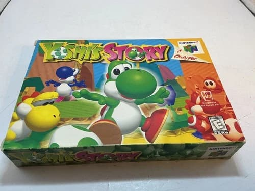 Yoshi's Story w/ Inserts Nintendo 64 N64 Complete in Box Inserts manual CIB