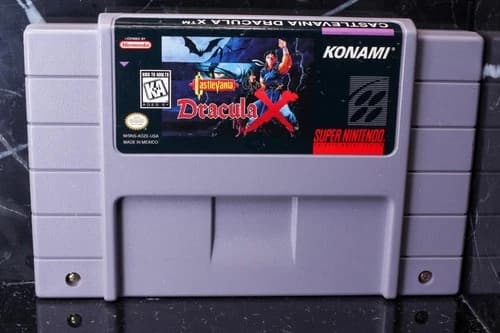 Castlevania Dracula X (SNES, 1995) Authentic - Cart Only - Tested & Working