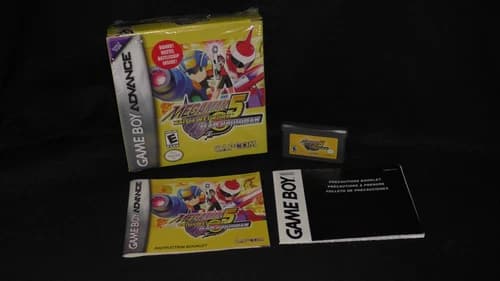 Mega Man Battle Network 5 Team Protoman Complete CIB GameBoy Advance GBA