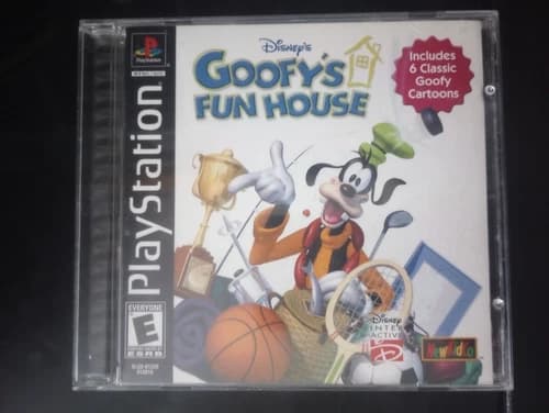 Disney's Goofy's Fun House (Sony PlayStation 1, 2001) ****TESTED****
