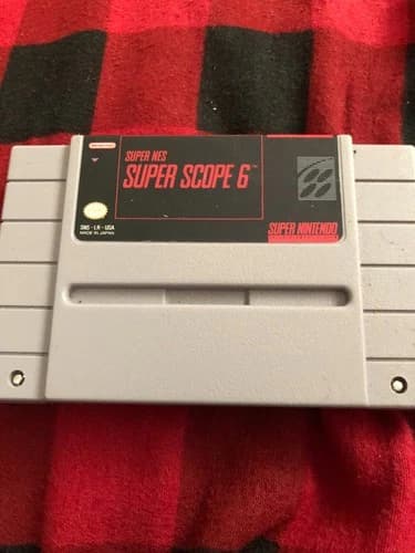 Super Scope 6 Nintendo SNES 1992 Cartridge Only Tested Works Great Authentic