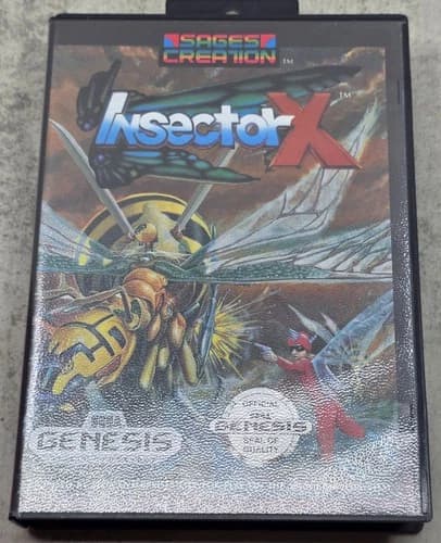 Insector X - Sega Genesis - CIB Complete With Manual Tested Working
