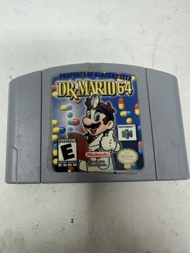 Dr. Mario 64 Nintendo N64 Authentic Cartridge Only Tested Working