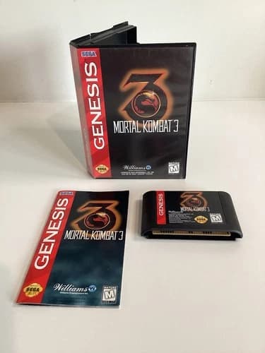 Mortal Kombat 3 Sega Genesis CIB Complete TESTED