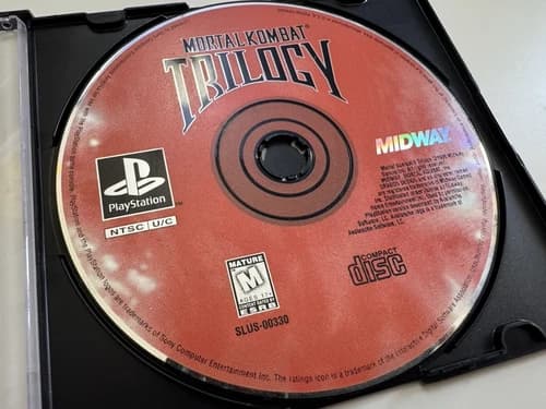 PS1 PlayStation Mortal Kombat Trilogy Version 1.0 - Disc Only - Battle tested!