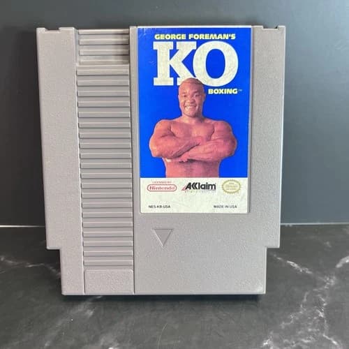 George Foreman's KO Boxing (Nintendo NES, 1992) Cartridge Only