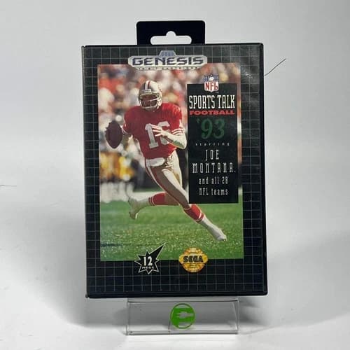 Sports Talk Football '93 starring Joe Montana (Sega Genesis)