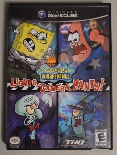 SpongeBob SquarePants: Lights, Camera, Pants Nintendo GameCube 2005 Complete CIB
