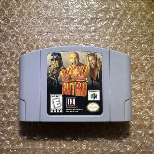 WCW Nitro (Nintendo 64, 1996) N64 Authentic Cartridge Tested & Working