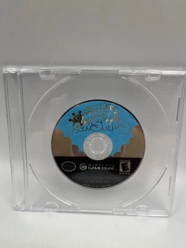 Super Mario Sunshine (Nintendo GameCube, 2002) Authentic Tested Works Disc Only