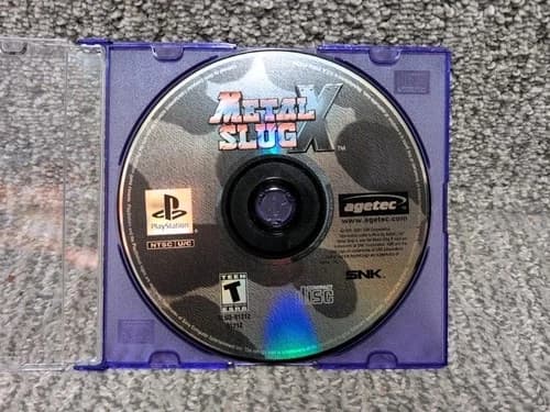 Metal Slug X Sony PlayStation 1 PS1 (2001) Disc Only, TESTED Working! Clean!